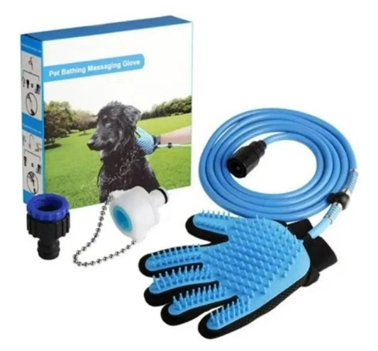 Guante Ducha Masaje 2 En 1 Para Mascotas